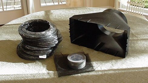 Power Vent Adaptor and Duct