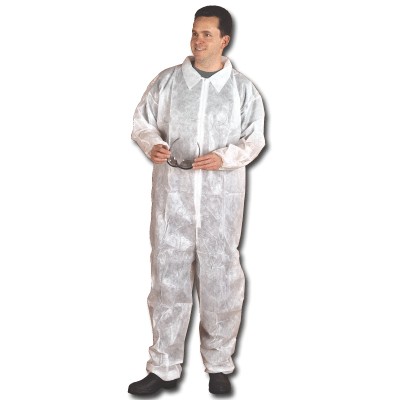 DISPOSABLE COVERALLS LARGE