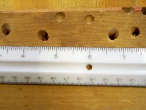 Old House Borer damage tо а 2x4.